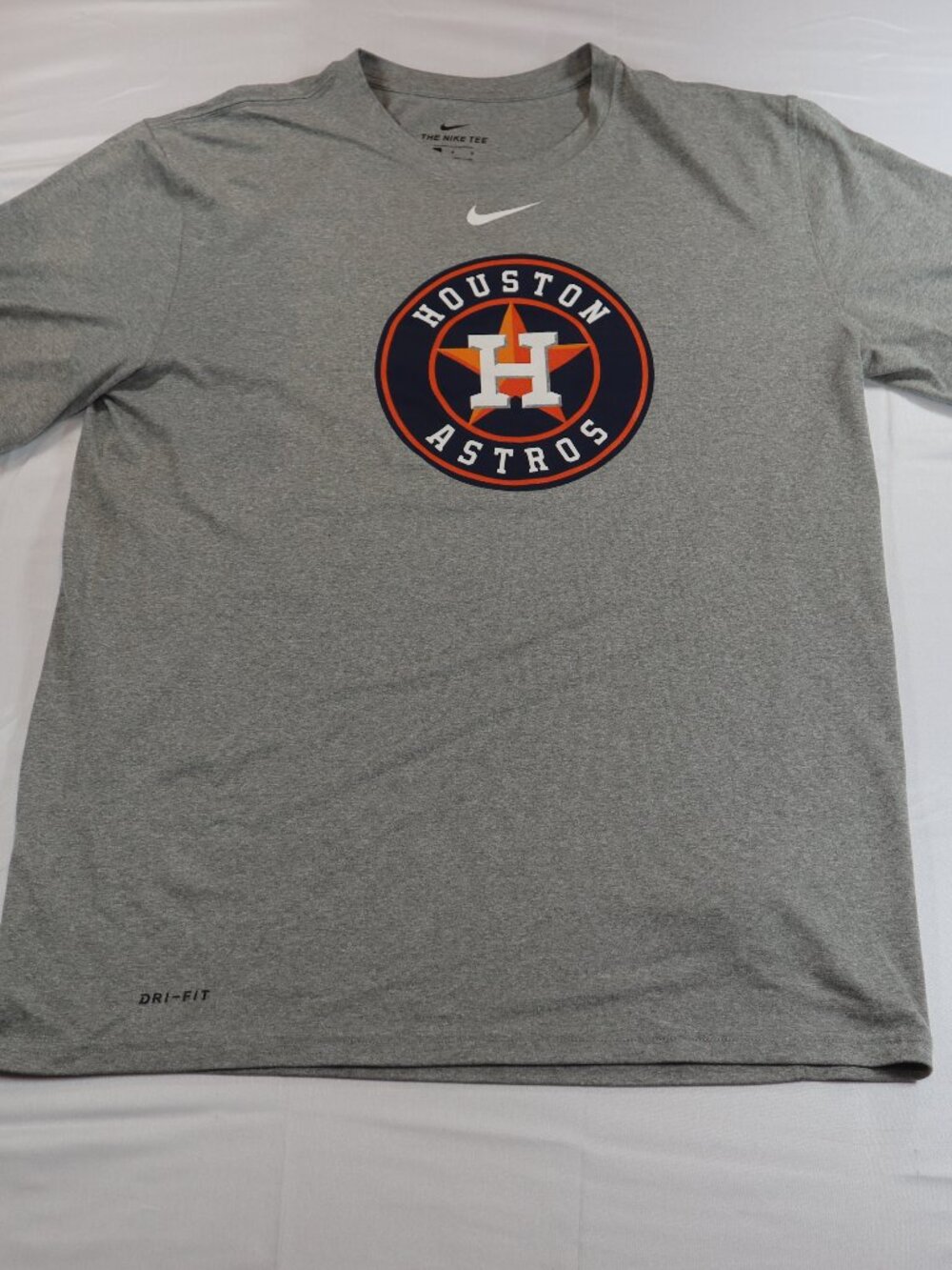 Men’s Houston Astros The Nike Tee Shirt Large Athletic Cut MLB Baseball Dri Fit
